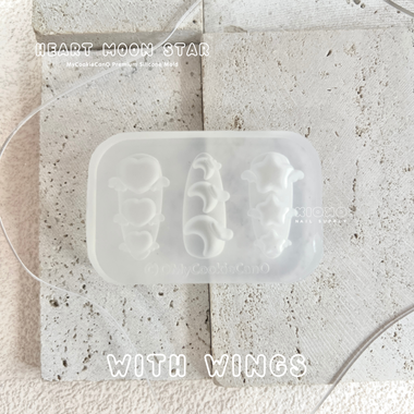 Heart & Moon Silicone Mold (2 Styles)