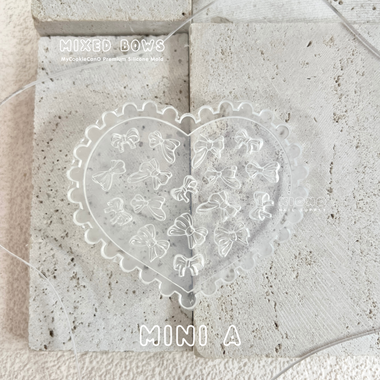 Mini Mixed Bows Silicone Mold (5 Styles)