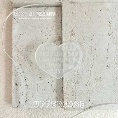 Mini Alphabet Silicone Mold