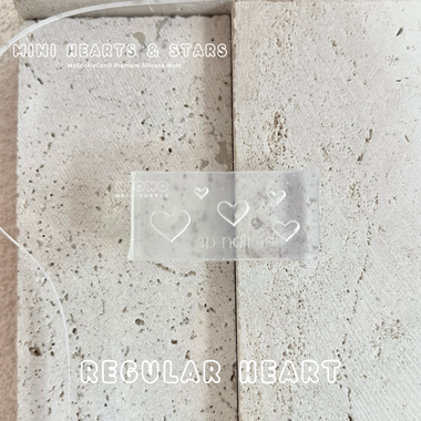Mini Hearts & Stars Silicone Mold (5 Styles)