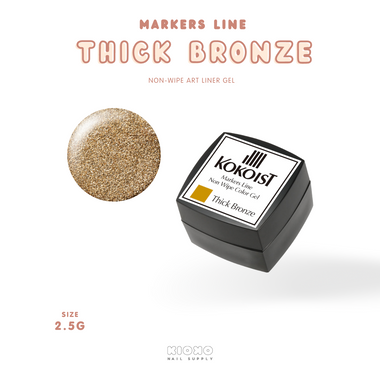 KOKOIST - Markers Line (Thick Bronze)