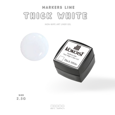 KOKOIST - Markers Line (Thick White)