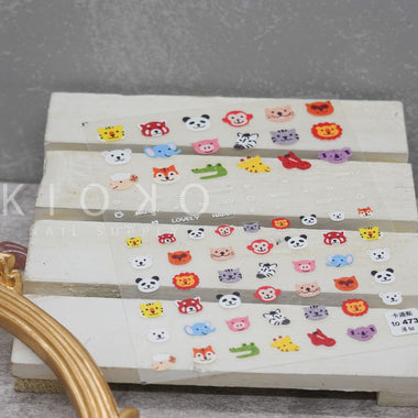 Cute Zoo Animal Stickers