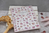 Pink Purple Roses Stickers