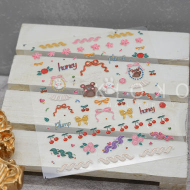 Sweet Bunny & Bear Stickers