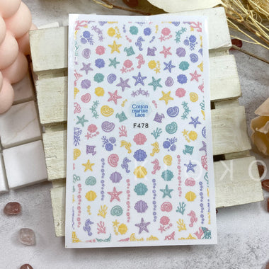 Ocean Shell Stickers