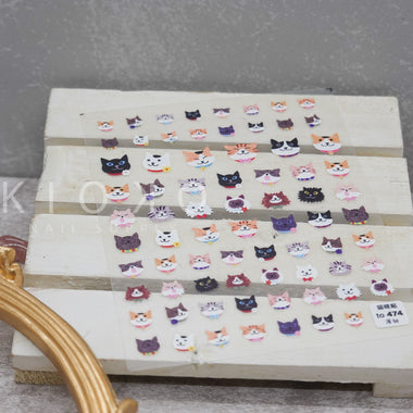 Cute Cartoon Cats Stickers