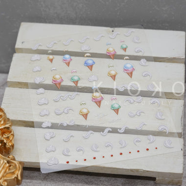 Sweet Whipped Cream Stickers