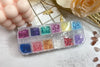 Holographic Circle Sequins Set