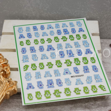 Care Bears (Grumpy, Good Luck, Bedtime) Stickers