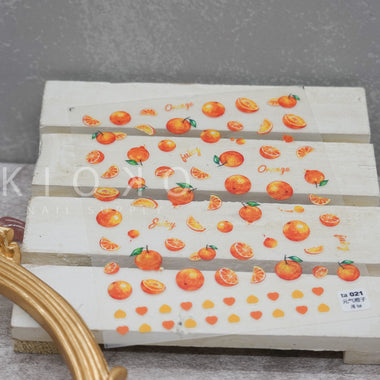 Fresh Orange Stickers