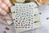 Gold Butterfly Stickers