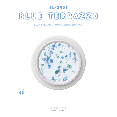 BELLA NAIL - Blue Terrazzo (BL2405)