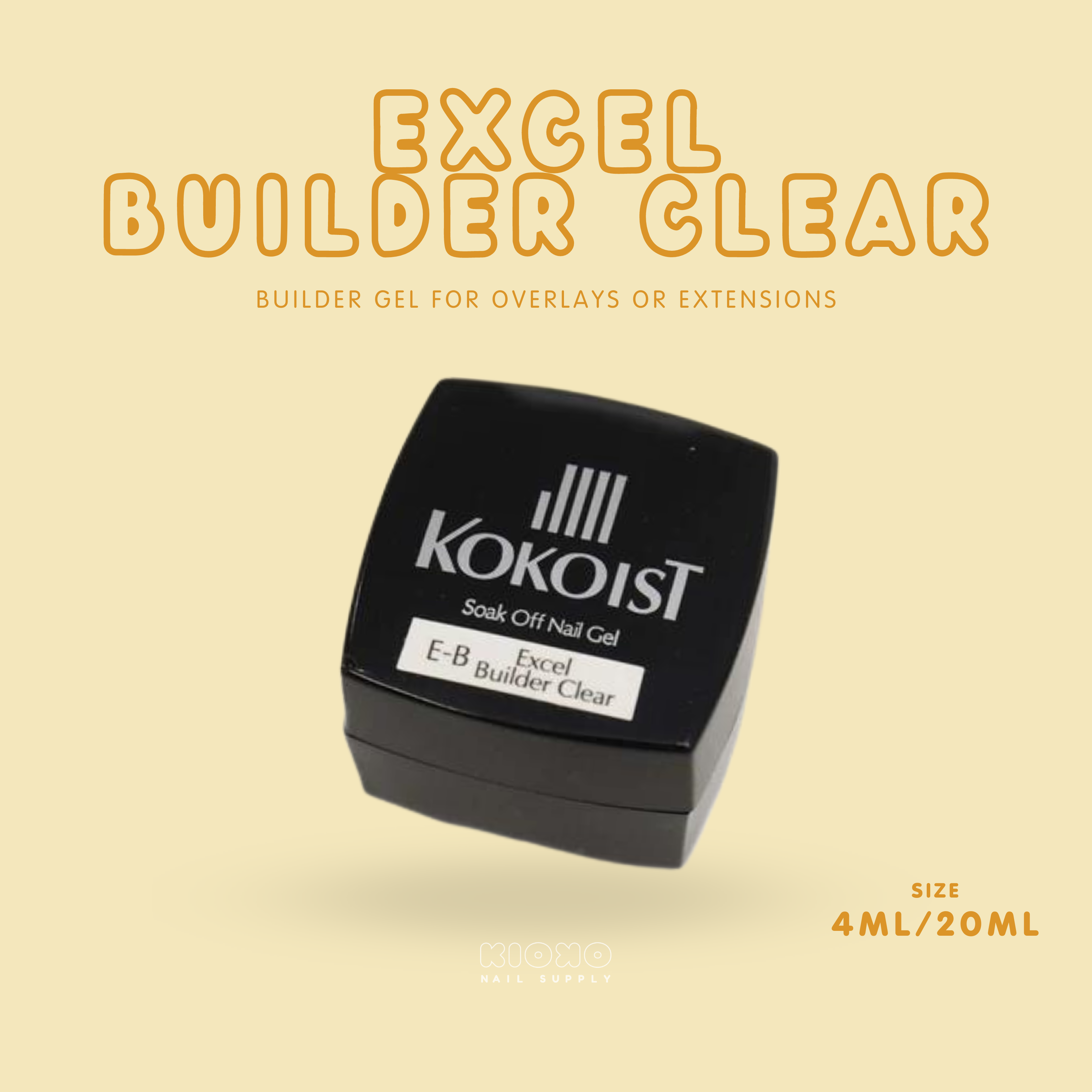 KOKOIST - Excel Builder Clear – KIOKO NAIL SUPPLY KOKOIST - Excel Builder Clear – KIOKO NAIL SUPPLY