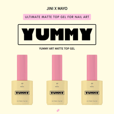 MAYO : YUMMY x JININAIL Matte Top Gel