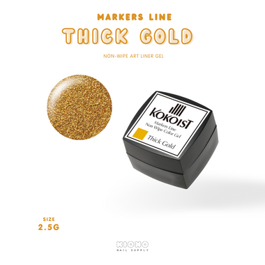 KOKOIST - Markers Line (Thick Gold)