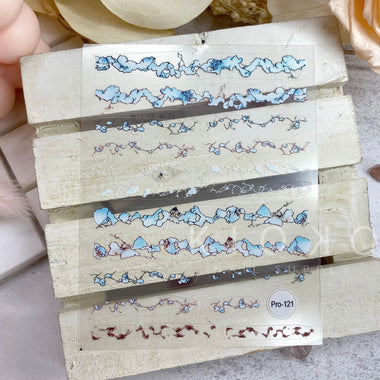 Blue Wave Marble Stickers