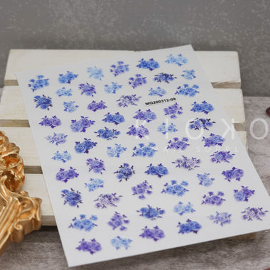 Blue Roses Stickers