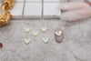 Pearl Heart Charm